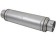 aFe ATLAS Aluminized Steel Muffler 5in Center/Center 24in L x 7in Diameter - Round Body aFe Muffler  AXOPROS
