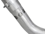 aFe Atlas Exhaust 4in DPF-Back Exhaust Aluminized Steel Polished Tip 11-14 ford Diesel Truck V8-6.7L aFe DPF Back  AXOPROS