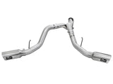 aFe Atlas Exhaust 4in DPF-Back Exhaust Aluminized Steel Polished Tip 11-14 ford Diesel Truck V8-6.7L aFe DPF Back  AXOPROS