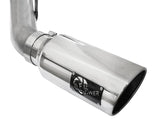 aFe Atlas Exhaust 4in DPF-Back Exhaust Aluminized Steel Polished Tip 11-14 ford Diesel Truck V8-6.7L aFe DPF Back  AXOPROS