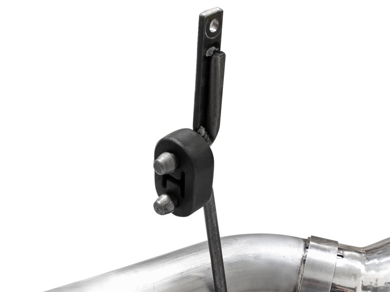 aFe Atlas Exhaust 4in DPF-Back Exhaust Aluminized Steel Polished Tip 11-14 ford Diesel Truck V8-6.7L aFe DPF Back  AXOPROS