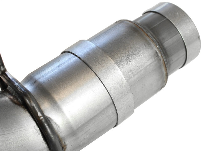 aFe Atlas Exhaust 5in DPF-Back Al Steel 11-13 GM Diesel Trucks V8-6.6L (td) LML aFe DPF Back  AXOPROS