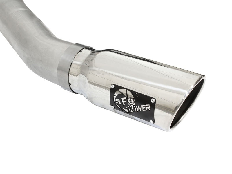 aFe Atlas Exhausts 4in Cat-Back Aluminized Steel Exhaust 2015 Ford F-150 V6 3.5L (tt) Polished Tip aFe Catback  AXOPROS
