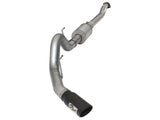 aFe Atlas Exhausts 4in Cat-Back Aluminized Steel Exhaust Sys 2015 Ford F-150 V6 3.5L (tt) Black Tip aFe Catback  AXOPROS