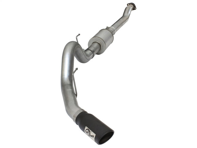 aFe Atlas Exhausts 4in Cat-Back Aluminized Steel Exhaust Sys 2015 Ford F-150 V6 3.5L (tt) Black Tip aFe Catback  AXOPROS