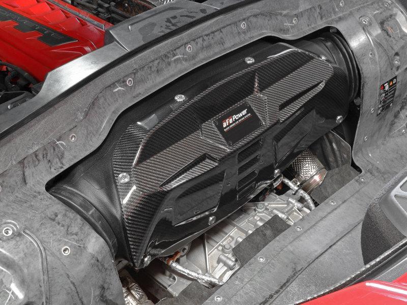 aFe Black Series Carbon Fiber Pro 5R Air Intake System 2020 Chevrolet Corvette C8 V8 6.2L aFe Cold Air Intakes  AXOPROS