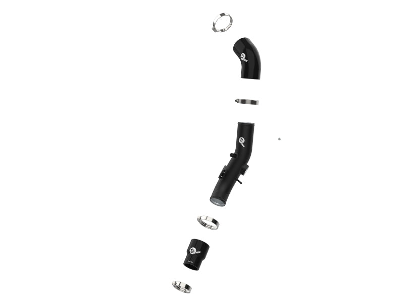 aFe BladeRunner 2-1/2 IN Aluminum Cold Charge Pipe Black 17-20 Hyundai Elantra GT L4-1.6L (t) aFe Intercoolers  AXOPROS