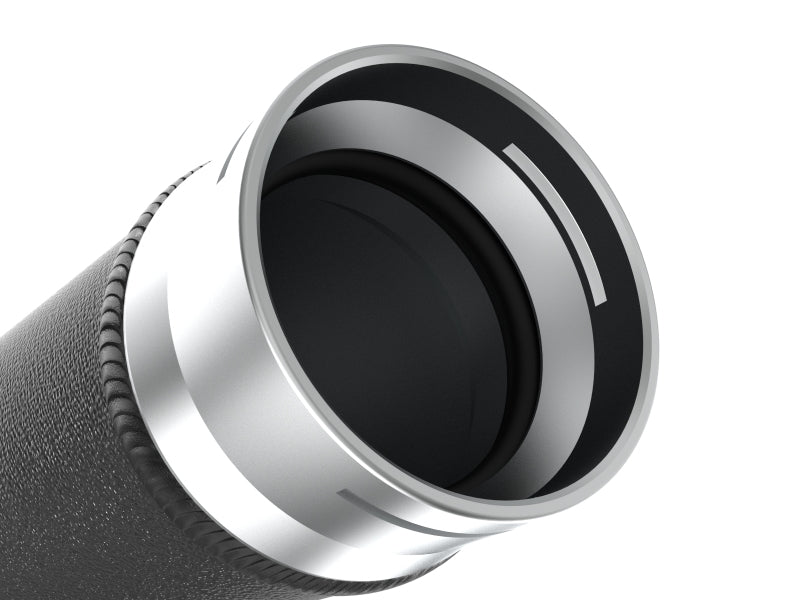 aFe BladeRunner 2-1/2 IN Aluminum Hot Charge Pipe Black 22-23 Subaru WRX H4-2.4L (t) aFe Intercoolers  AXOPROS