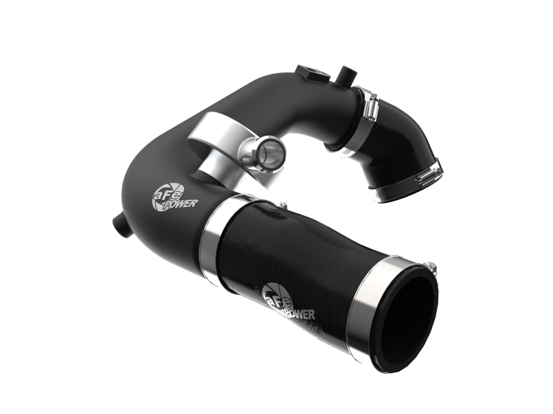 aFe BladeRunner 2 1/2in Intercooler Hot Side Charge Pipe 18-21 Jeep Wrangler JL L4-2.0L (t) - Black aFe Intercoolers  AXOPROS