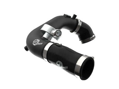 aFe BladeRunner 2 1/2in Intercooler Hot Side Charge Pipe 18-21 Jeep Wrangler JL L4-2.0L (t) - Black aFe Intercoolers  AXOPROS