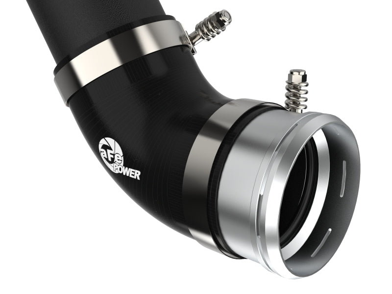 aFe BladeRunner 21-22 Ford F-150 Ecoboost V6-3.5L(tt) Aluminum Hot and Cold Charge Pipe Kit Black aFe Intercoolers  AXOPROS