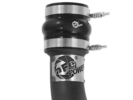 aFe BladeRunner 3in Black Intercooler Tube Hot Side w/ Couplings & Clamps 13-14 Dodge RAM 6.7L (td) aFe Intercoolers  AXOPROS