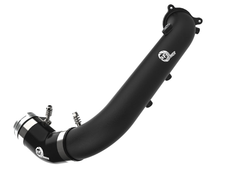 aFe BladeRunner Black 2-3/4in Aluminum Charge Pipe 2021 Toyota Supra GR (A90) I4-2.0L (t) B48 aFe Intercoolers  AXOPROS