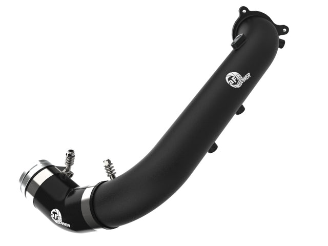 aFe BladeRunner Black 2-3/4in Aluminum Charge Pipe 2021 Toyota Supra GR (A90) I4-2.0L (t) B48 aFe Intercoolers  AXOPROS