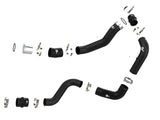 aFe BladeRunner Black 3in Aluminum Charge Pipe Kit 20-21 GM Diesel Trucks V8-6.6L (td) L5P aFe Intercoolers  AXOPROS