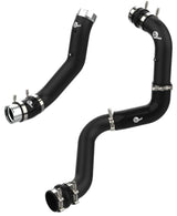 aFe BladeRunner Black 3in Aluminum Charge Pipe Kit 20-21 GM Diesel Trucks V8-6.6L (td) L5P aFe Intercoolers  AXOPROS
