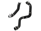 aFe BladeRunner Black 3in Aluminum Charge Pipe Kit 20-21 GM Diesel Trucks V8-6.6L (td) L5P aFe Intercoolers  AXOPROS
