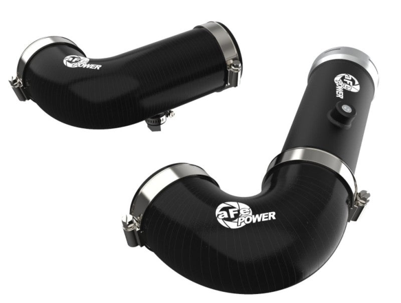 aFe BladeRunner Intercooler Hot & Cold Side Tubes Combo 20-21 GM Trucks 3.0L (td) - Black aFe Intercoolers  AXOPROS