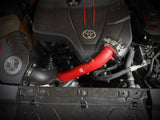 aFe BladeRunner Red 2-3/4in Aluminum Charge Pipe 2021 Toyota Supra GR (A90) I4-2.0L (t) B48 aFe Intercoolers  AXOPROS