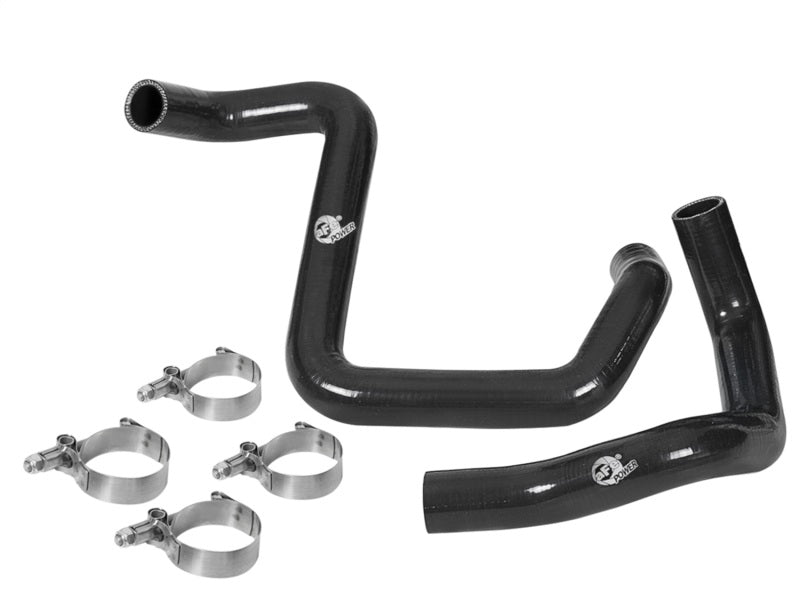 aFe BladeRunner Silicone Radiator Hose Kit 12-18 Jeep Wrangler (JK) V6 3.6L - Black aFe Radiators  AXOPROS