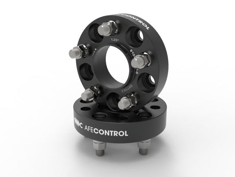 aFe CONTROL Billet Aluminum Wheel Spacers 5x114.3 CB70.5 1.25in - 15-24 Ford Mustang/20-23 Explorer aFe Wheel Spacers & Adapters  AXOPROS