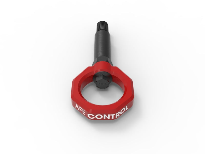 aFe Control Front Tow Hook Red 20-21 Toyota GR Supra (A90) aFe Other Body Components  AXOPROS