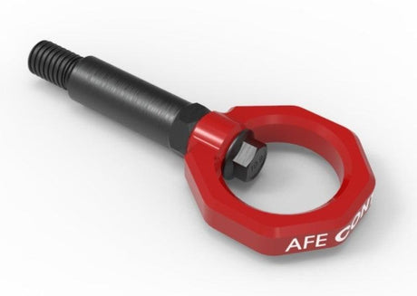 aFe Control Front Tow Hook Red BMW F-Chassis 2/3/4/M aFe Other Body Components  AXOPROS