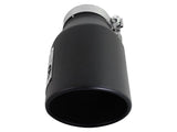 aFe Diesel Exhaust Tip Bolt On Black 4in Inlex x 6in Outlet x 12in aFe Catback  AXOPROS