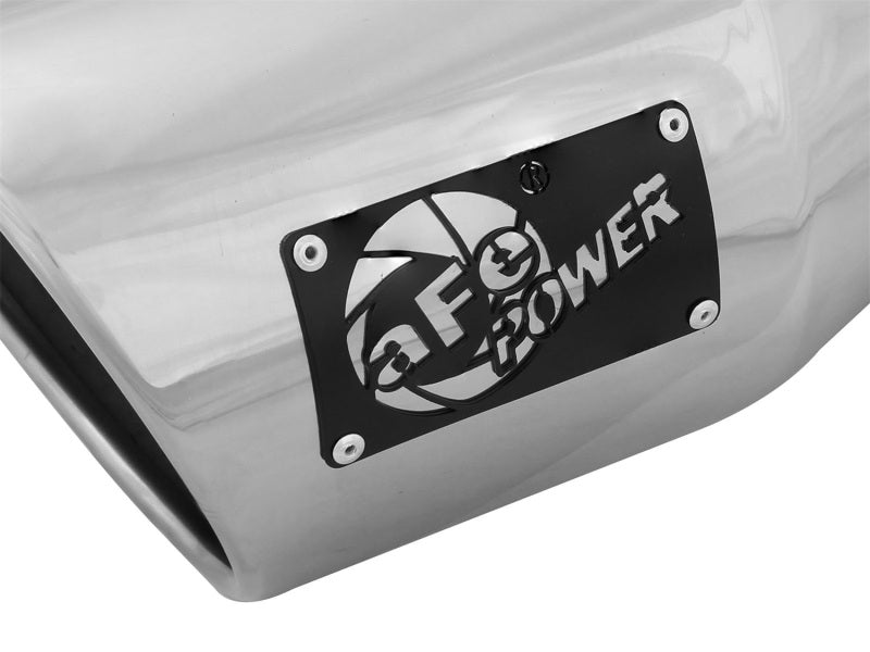 aFe Diesel Exhaust Tip Bolt On Black 5in Inlet x 7in Outlet x 12in - Right aFe Catback  AXOPROS
