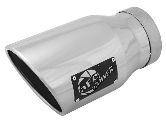 aFe Diesel Exhaust Tip Bolt On Black 5in Inlet x 7in Outlet x 12in - Right aFe Catback  AXOPROS