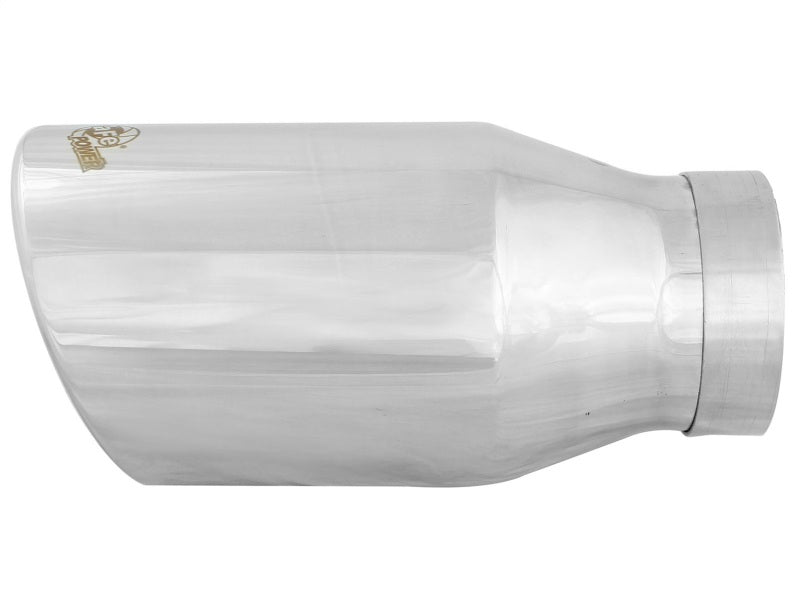 aFe Diesel Exhaust Tip Bolt On Polished 4in Inlet x 6in Outlet x 12in Length aFe Catback  AXOPROS