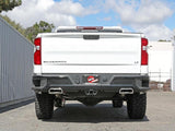 aFe Gemini XV 4in to Dual 3in 304 SS Cat-Back Exhaust w/ Cutout 19-21 GM Silverado/Sierra V8-6.2L aFe Catback  AXOPROS