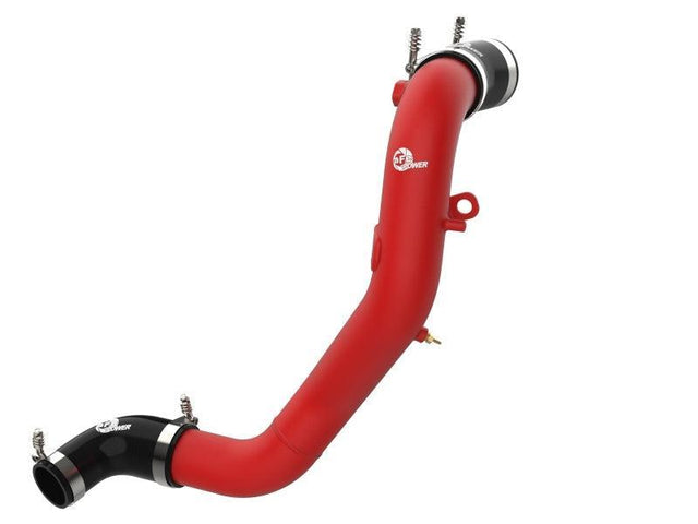 aFe Kia Stinger 18-22 V6-3.3L (tt) BladeRunner Cold Charge Pipe- Red aFe Intercoolers  AXOPROS
