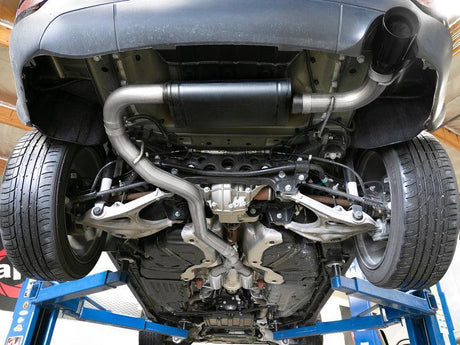 aFe Large Bore HD 3in 304 SS Cat-Back Exhaust w/ Black Tips 14-19 Jeep Grand Cherokee (WK2) V6-3.6L aFe Catback  AXOPROS