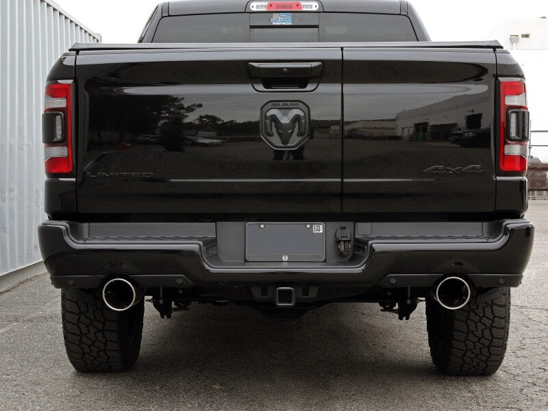 aFe Large Bore-HD 3in 409SS DPF-Back Exhaust System w/ Polished Tip RAM 1500 20-21 V6-3.0 aFe DPF Back  AXOPROS