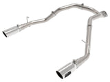aFe Large Bore-HD 3in 409SS DPF-Back Exhaust System w/ Polished Tip RAM 1500 20-21 V6-3.0 aFe DPF Back  AXOPROS