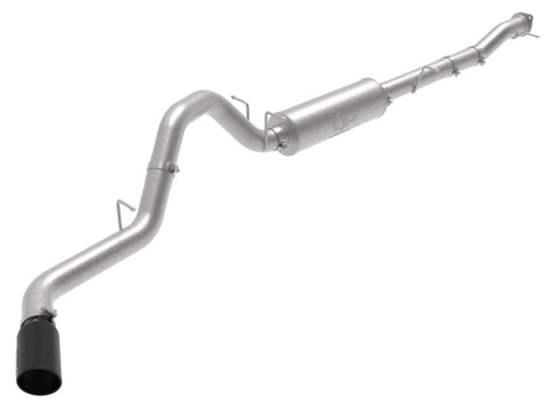 aFe Large Bore-HD 3in 409SS DPF-Back Exhaust System w/ Polished Tip RAM 1500 20-21 V6-3.0 aFe DPF Back  AXOPROS