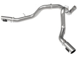 aFe Large Bore-HD 4in 409SS DPF-Back Exhaust System w/Polished Tips 20 GM Diesel Trucks V8-6.6L aFe DPF Back  AXOPROS