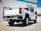 aFe Large Bore-HD 5 IN 409 SS DPF-Back Exhaust System w/Polished Tip 20-23 GM Truck V8-6.6L aFe Catback  AXOPROS