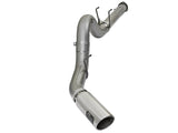 aFe LARGE BORE HD 5in 409-SS DPF-Back Exhaust w/Polished Tip 2017 Ford Diesel Trucks V8 6.7L (td) aFe DPF Back  AXOPROS