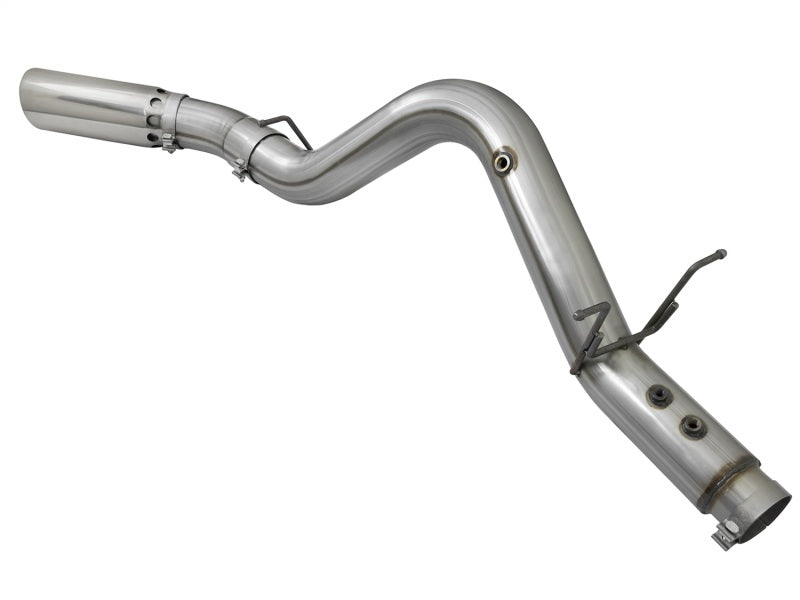 aFe LARGE BORE HD 5in 409-SS DPF-Back Exhaust w/Polished Tip 2017 GM Duramax V8-6.6L (td) L5P aFe DPF Back  AXOPROS