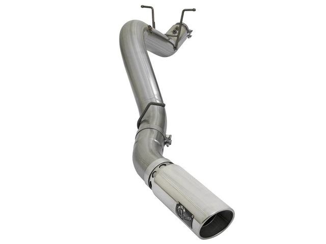 aFe LARGE BORE HD 5in 409-SS DPF-Back Exhaust w/Polished Tip 2017 GM Duramax V8-6.6L (td) L5P aFe DPF Back  AXOPROS