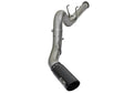 aFe Large Bore-HD 5in DPF Back 409 SS Exhaust System w/Black Tip 2017 Ford Diesel Trucks V8 6.7L(td) aFe DPF Back  AXOPROS