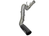 aFe Large Bore-HD 5in DPF Back 409 SS Exhaust System w/Black Tip 2017 Ford Diesel Trucks V8 6.7L(td) aFe DPF Back  AXOPROS
