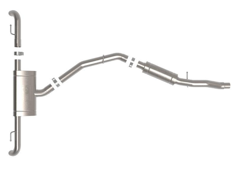aFe MACH Force-Xp 17-21 Audi Q5 L4-2.0L (T) 3in to 2.5in Stainless Steel Cat-Back Exhaust System aFe Catback  AXOPROS