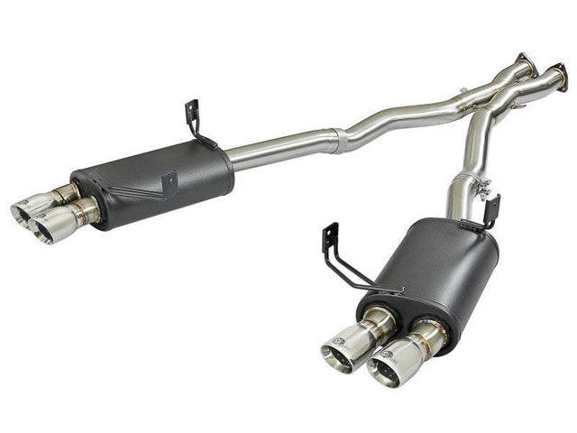 aFe MACH Force-Xp 2-1/2in 304 SS Cat-Back Exhaust w/Polished Tips 05-08 BMW Z4 M Coupe (E86) L6 3.2L aFe Catback  AXOPROS
