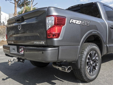 aFe MACH Force-Xp 2-1/2in Cat-Back Exhaust System w/ Polished Tip 16-17 Nissan Titan XD V8 5.6L aFe Catback  AXOPROS