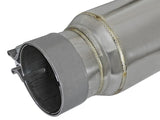 aFe MACH Force-Xp 304 Stainless Steel Resonator 2.5in Inlet/Outlet x 4in Dia x 15in Body x 19in L aFe X Pipes  AXOPROS