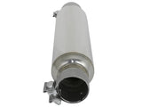 aFe MACH Force-Xp 304 Stainless Steel Resonator 2.5in Inlet/Outlet x 4in Dia x 15in Body x 19in L aFe X Pipes  AXOPROS