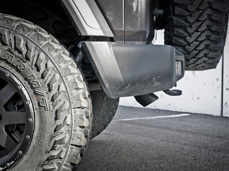 aFe MACH Force-Xp Axle-Back Exhaust System w/Black Tip 18-20 Jeep Wrangler L4-2.0T / V6-3.6L aFe Axle Back  AXOPROS